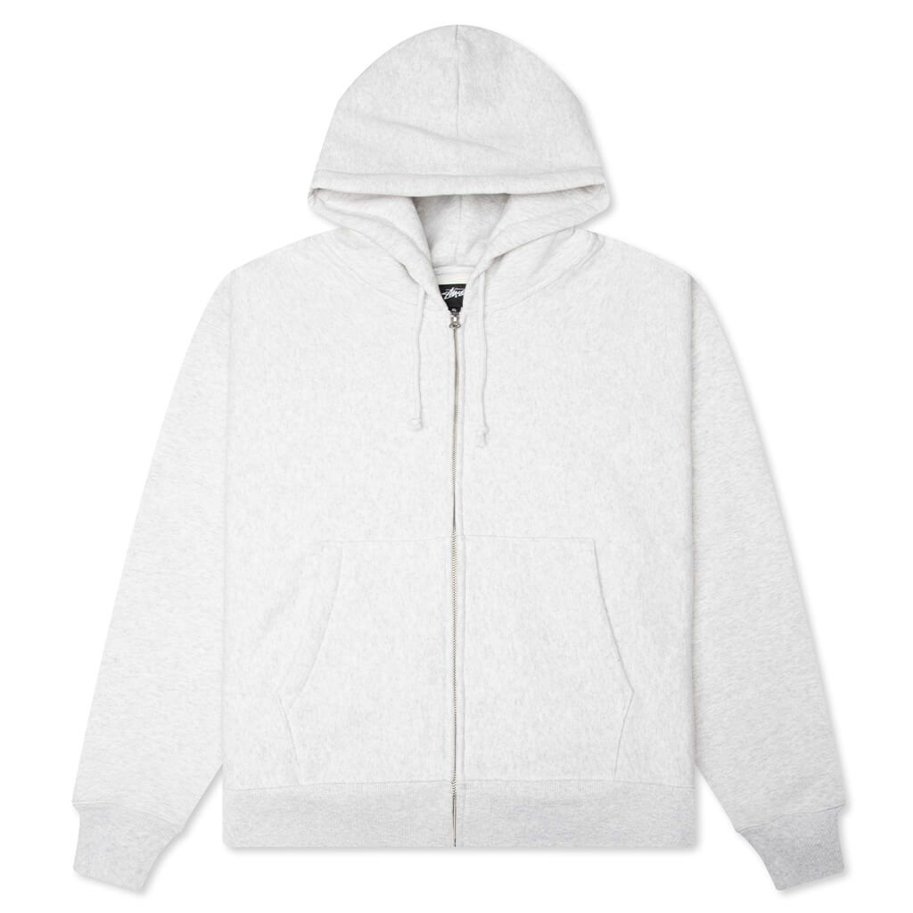 Basic Diamond Zip Hoodie - Ash Heather – Feature