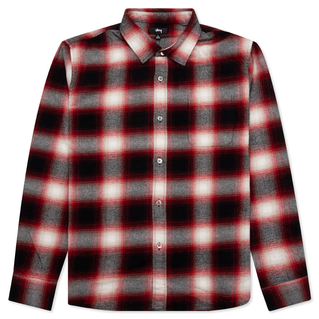 Bay Plaid Shirt - Red – Feature