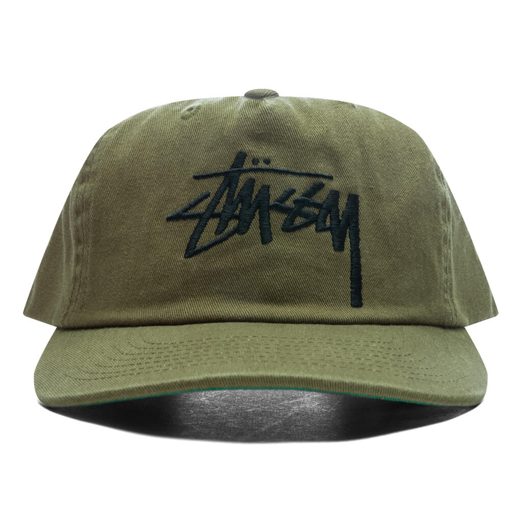 Big Stock Mid Depth Cap - Army Green – Feature