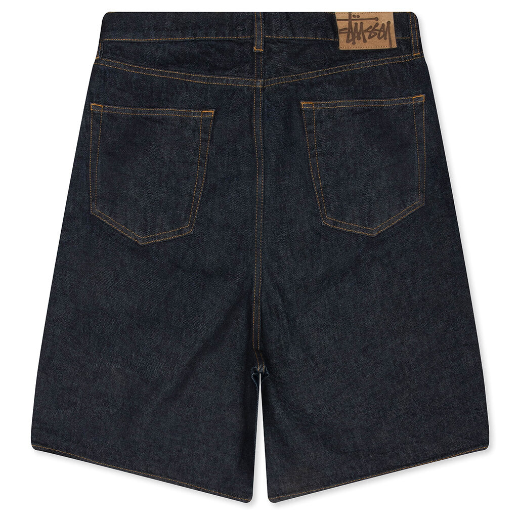 Big Ol Denim Shorts- Rinsed Indigo – Feature