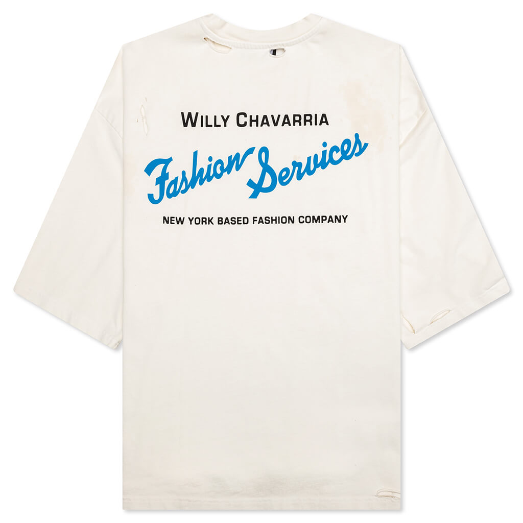 Fashion Services S/S Buffalo Tee - Cream – Feature