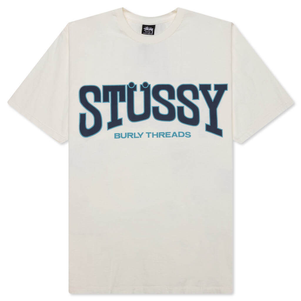 Burly Threads Pig. Dyed Tee - Natural – Feature Burly Threads Pig. Dyed Tee - Natural – Feature