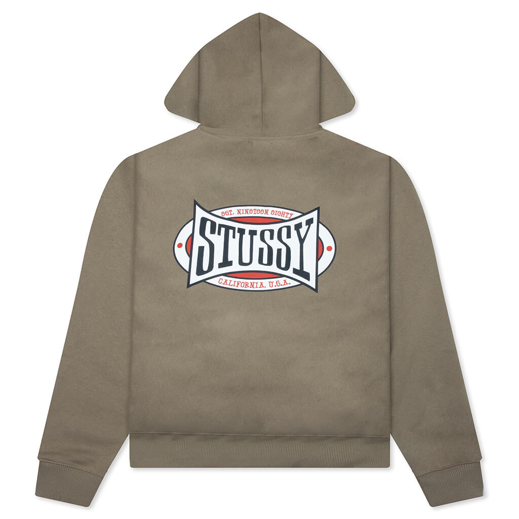 Champion Oval Zip Hoodie - Army – Feature