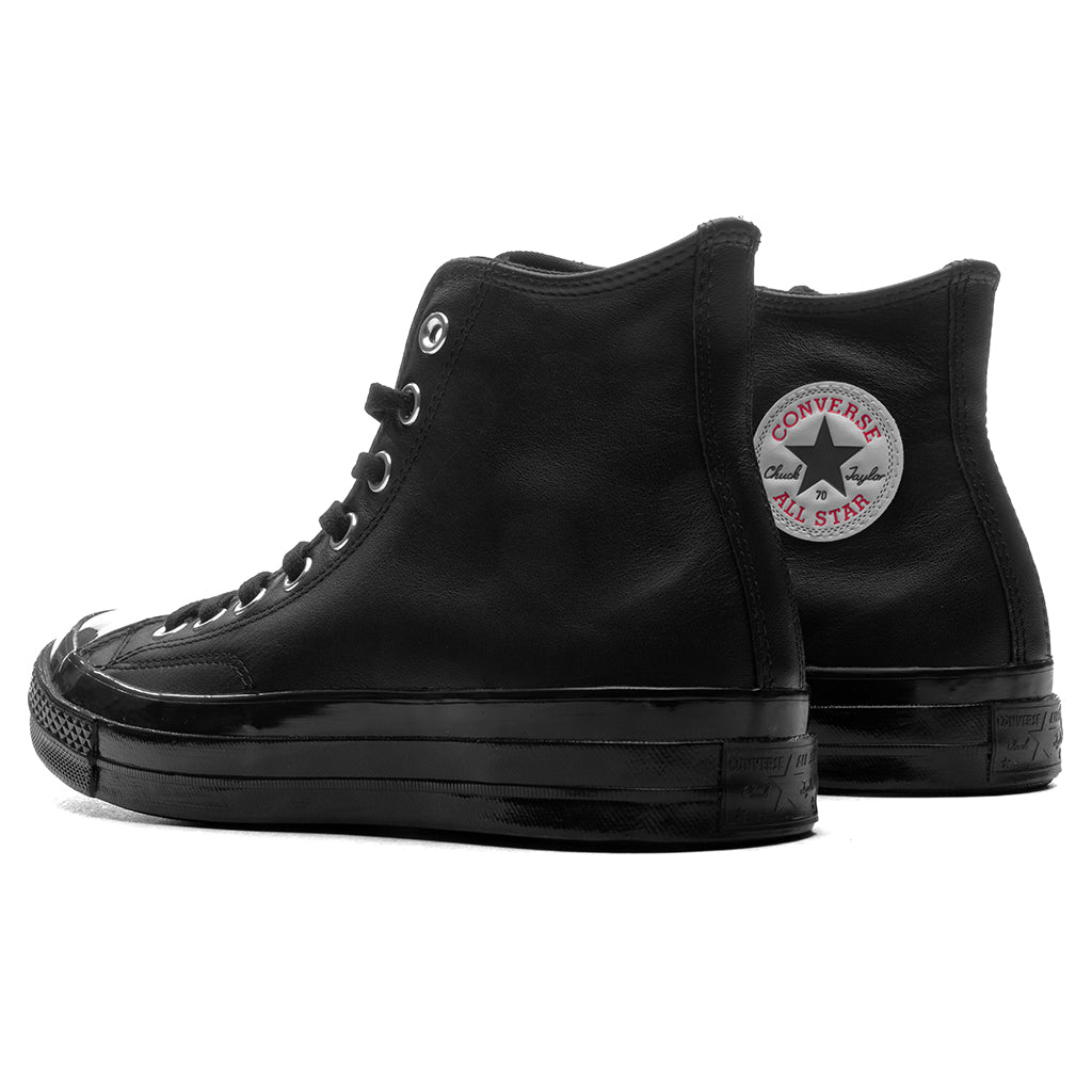 Chuck 70 Hi - Black/Black/White – Feature