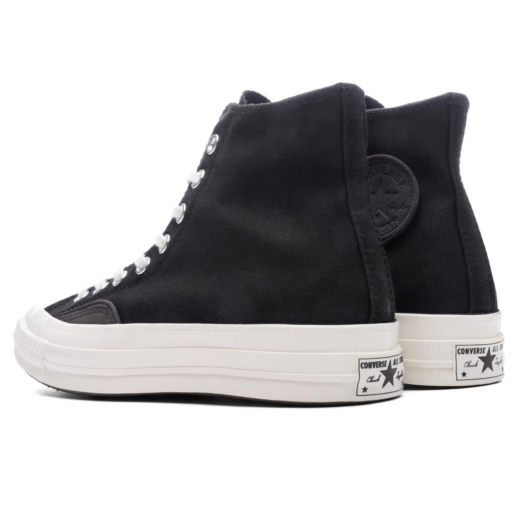 Chuck 70 Hi - Black/Dark Matter – Feature