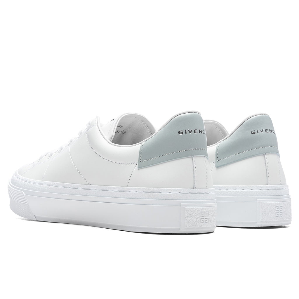 GG 26 Couple Sneakers White Gray Blue Cowhide 631674