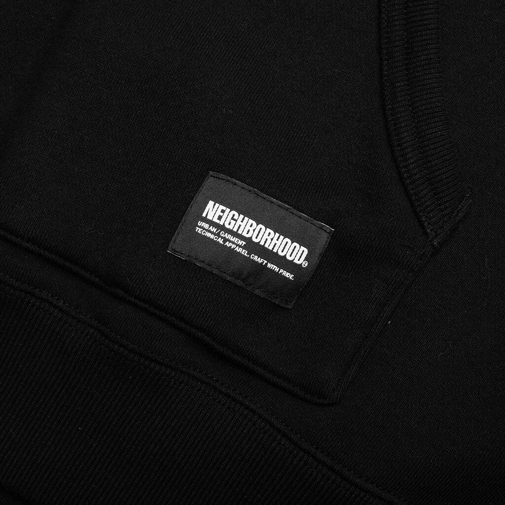 Classic Sweat Parka L/S - Black – Feature