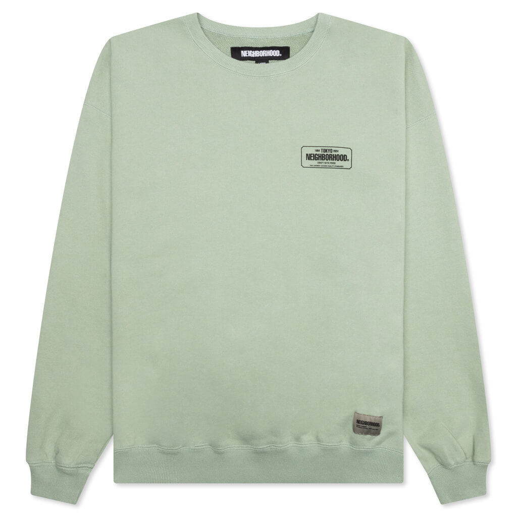 Classic Sweat Shirt L/S - Sage Green – Feature