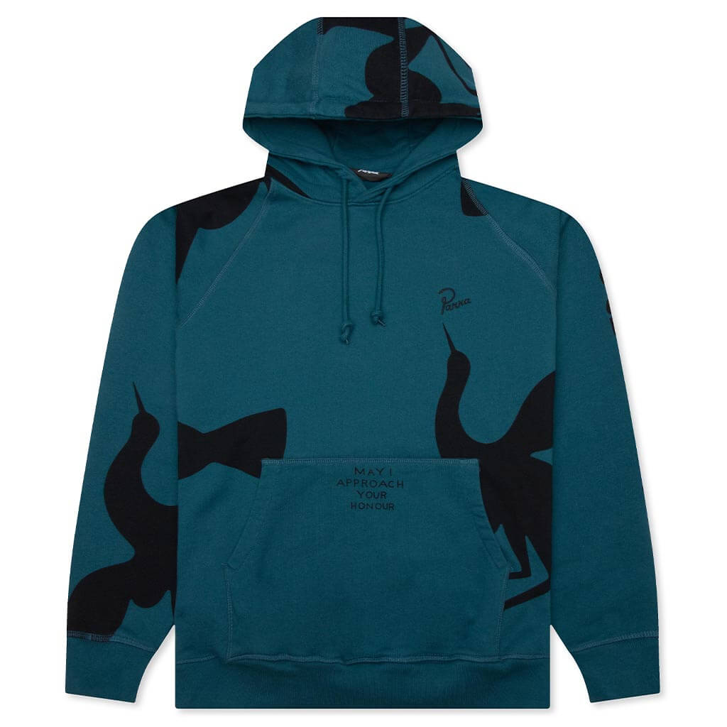 Clipped Wings Hooded Sweatshirt - Deep Sea Green – Feature