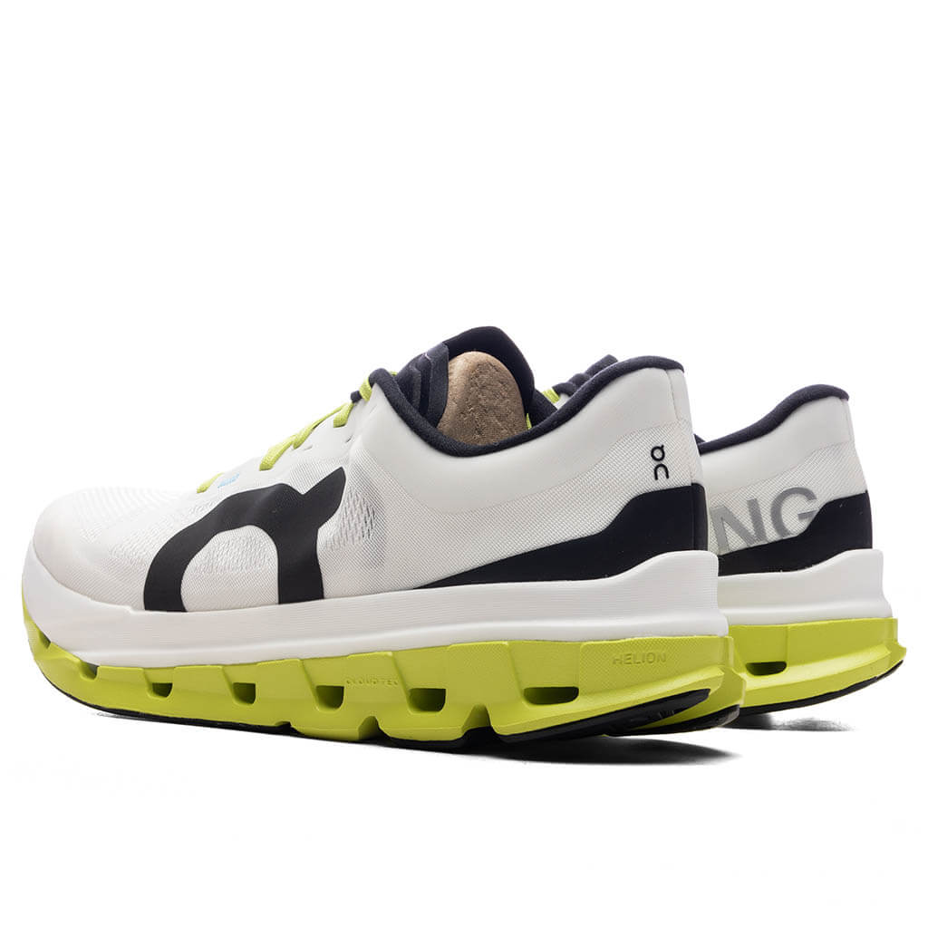 靴 On/Cloudflow 5 White | Lime 28cm Cloudflow 5 - White/Lime – Feature