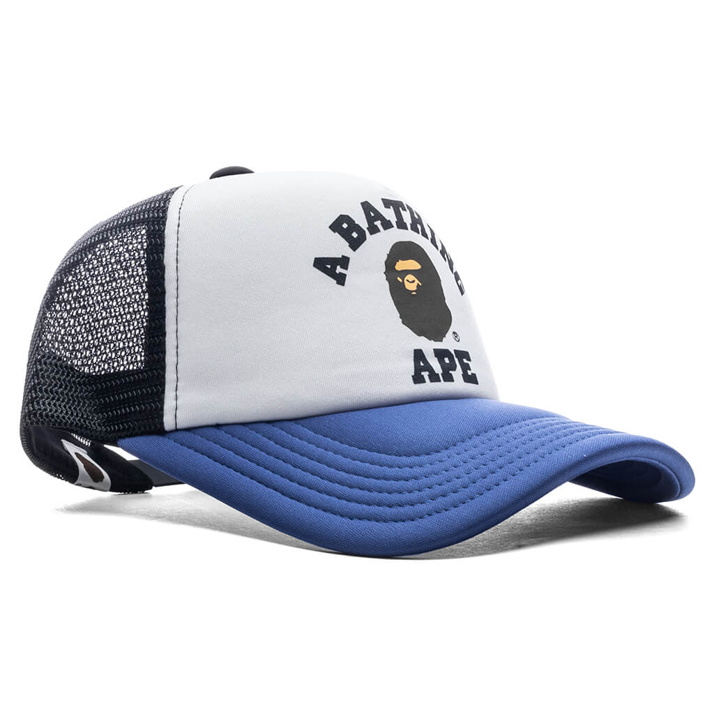 帽子 BAPE bape.com | CAP MESH COLLEGE CAP MESH COLLEGE PATCH EYE BLACK x 帽子