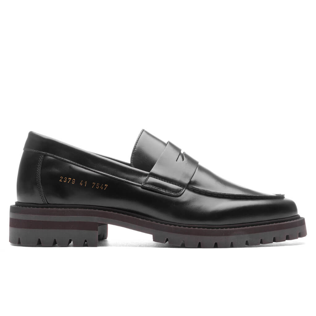 Loafer with Lug Sole - Black â Feature