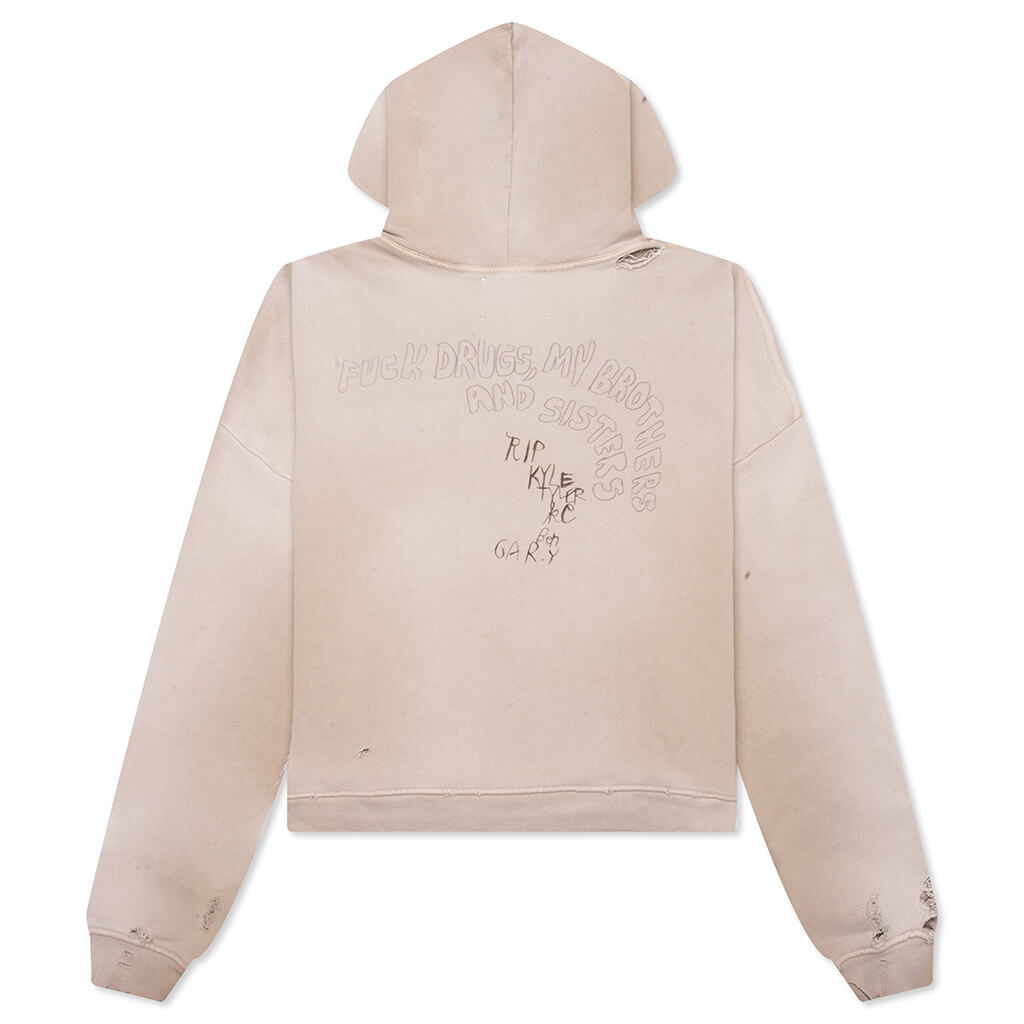Confessions Hooded Sweatshirt - Brown – Feature