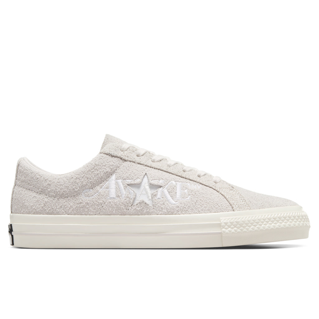 Converse x Awake One Star Pro Ox - White Sand/Black/White – Feature