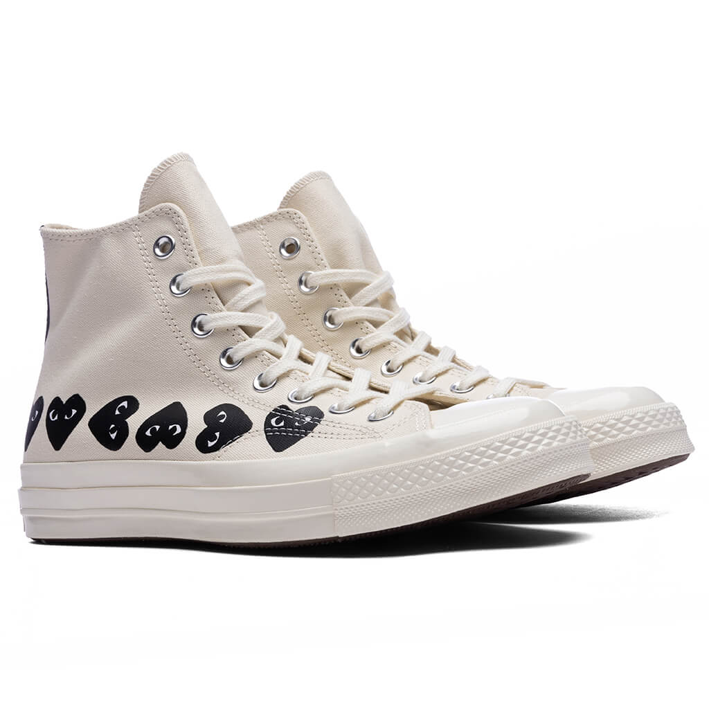 Converse x Comme Des Garcons PLAY All Star Chuck '70 Hi Multi