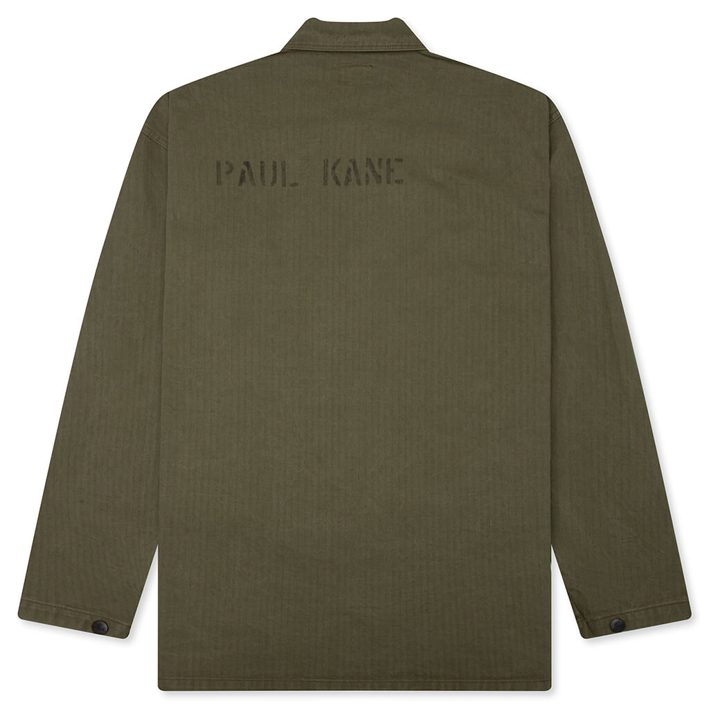 ジャケット・アウター N-3 JACKET COTTON HERRINGBONE NEEDLES Cotton Herringbone N-3 Jacket - Olive – Feature