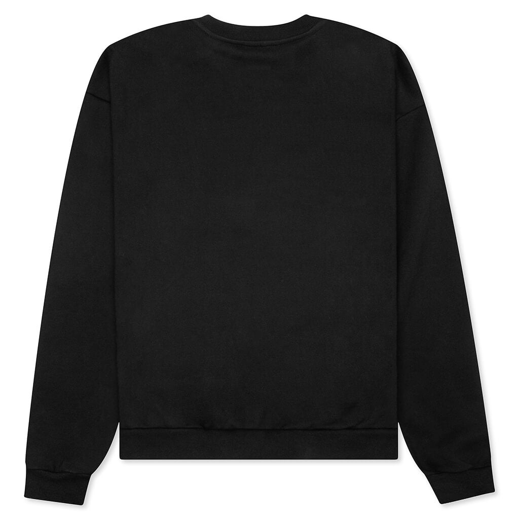 Monogram Logo Long Sleeves Beh Ck Black
