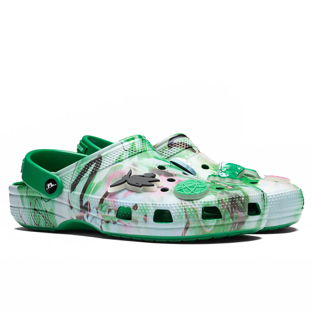 Crocs x The Futura Laboratories Classic Clog - Green Ivy – Feature