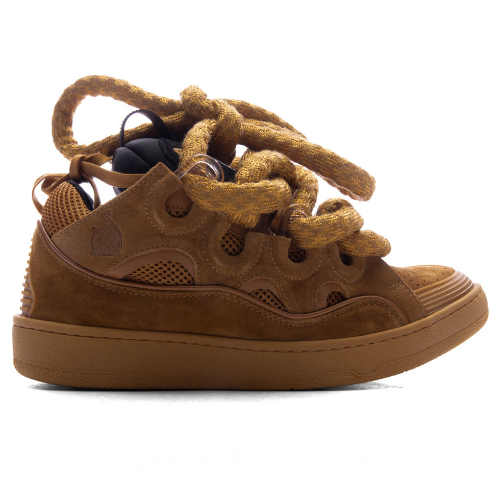 早いもの勝ち‼︎LANVIN キャメル　ポンチョ　38 Curb-Sneakers---Camel-Black-FU