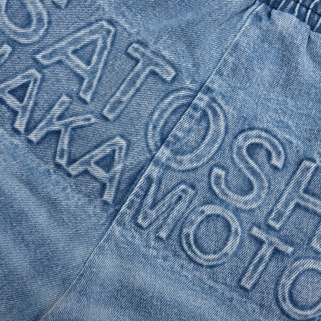 Denim Moto Short - Blue Denim – Feature