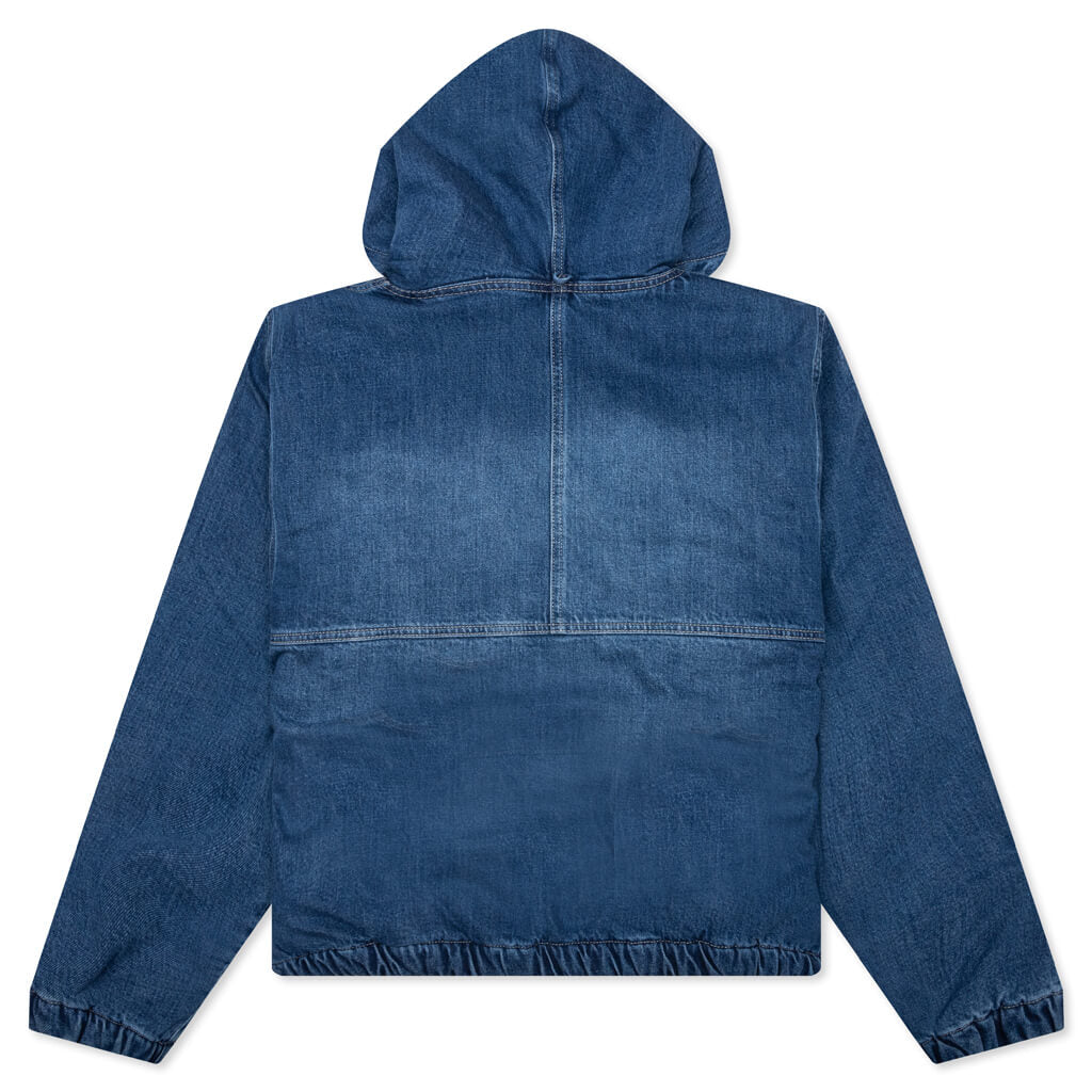 Denim Sherpa Work Jacket - Washed Blue – Feature