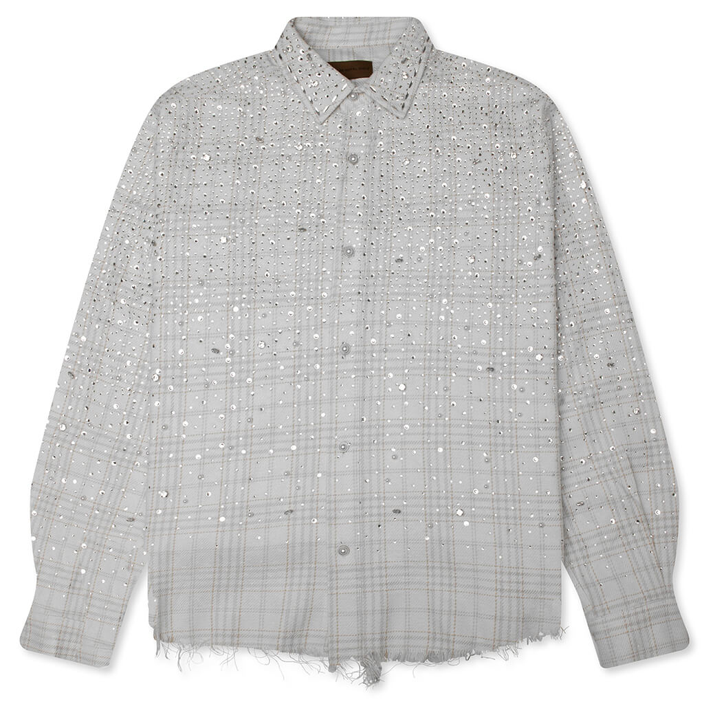 20K Pearl Diamond Shirt - White/Beige – Feature
