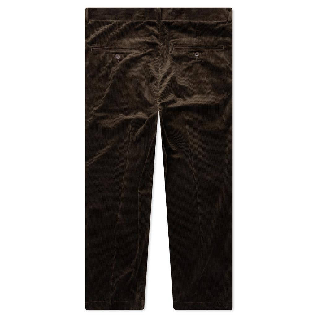 【Sサイズ】WACKO MARIA DOUBLE PLEATED CORDURO Double Pleated Corduroy Trousers - Brown – Feature