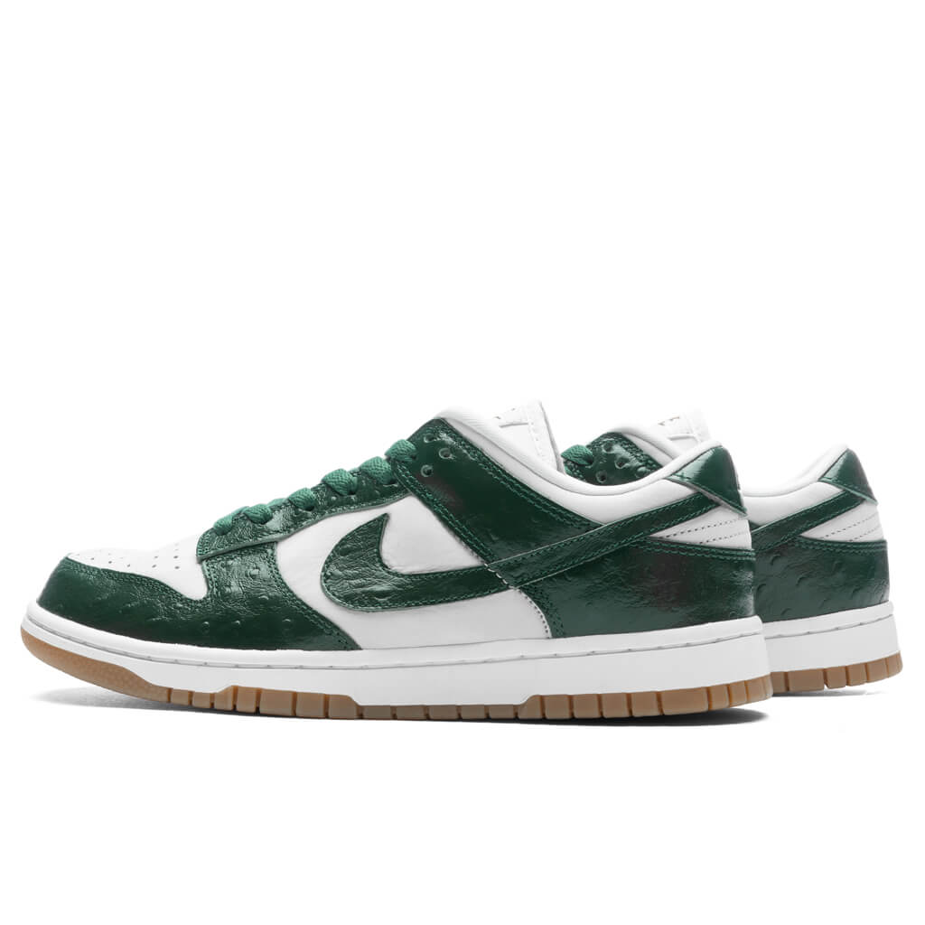 Women's Dunk Low LX - Phantom/Gorge Green/Metallic Gold – Feature