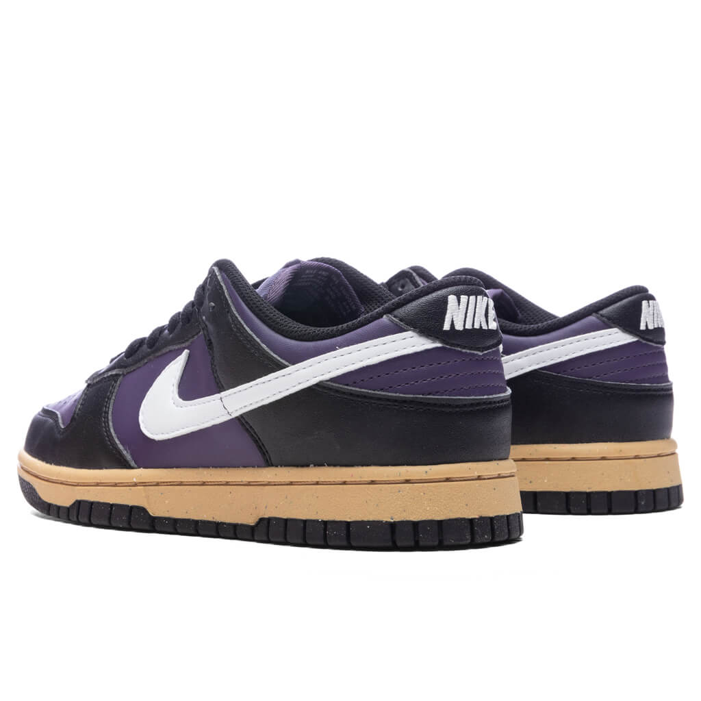 Women's Dunk Low - Dark Raisin/White/Black â Feature