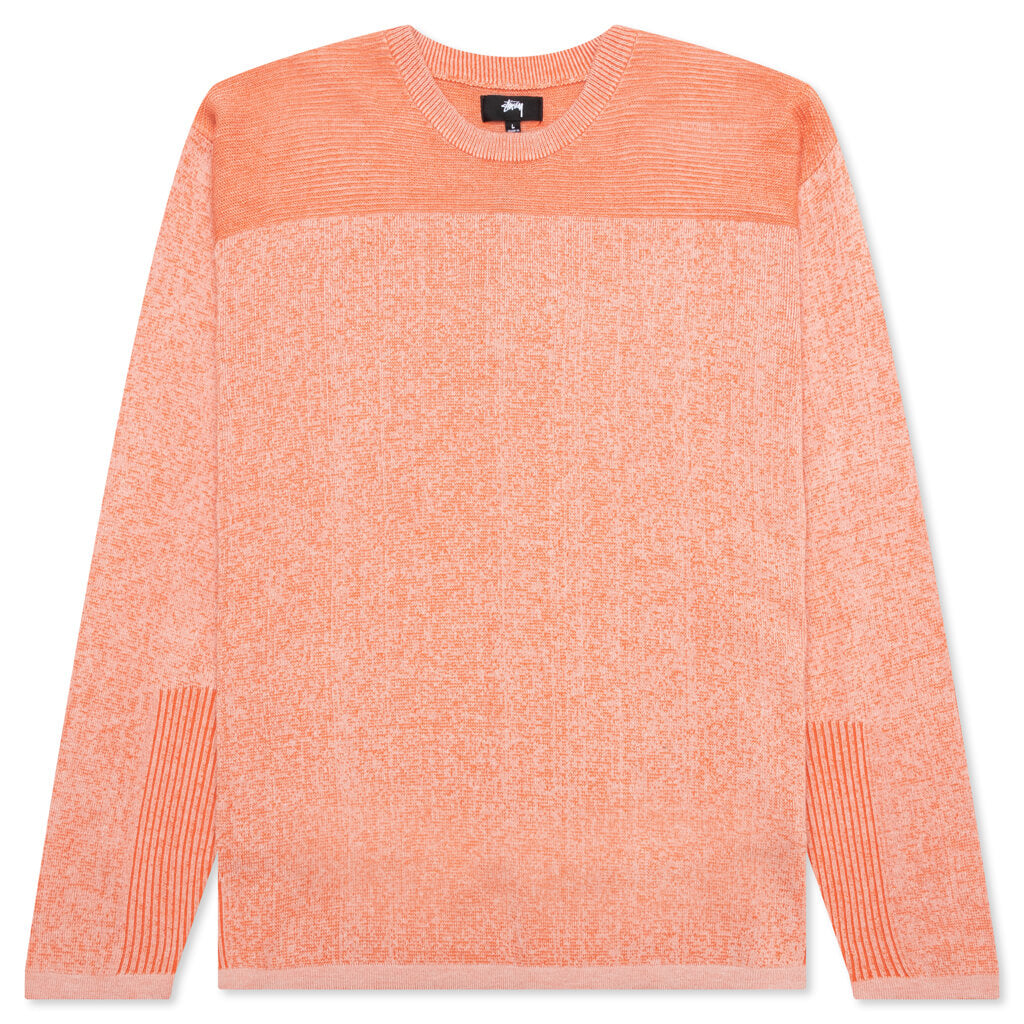 Engineered Panel Sweater - Orange – Feature