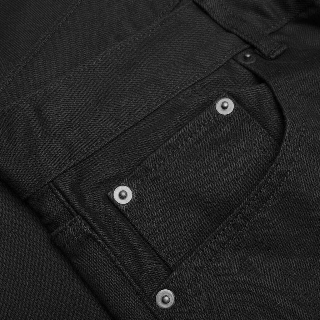 5 Pocket Jean Jet Black Feature