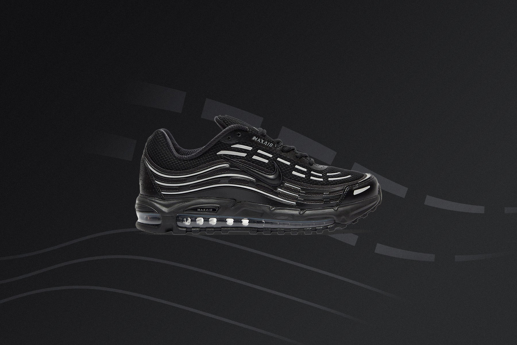 Air Max TL 2.5 - Black/Black/Metallic Silver – Feature