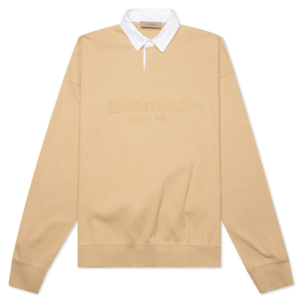 Waffle Henley Rugby - Sand – Feature