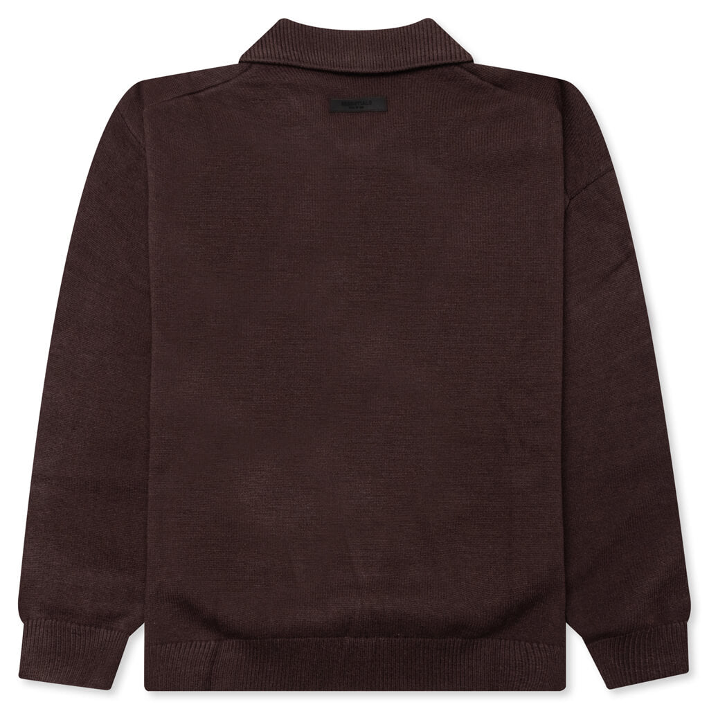 L/S Polo - Plum