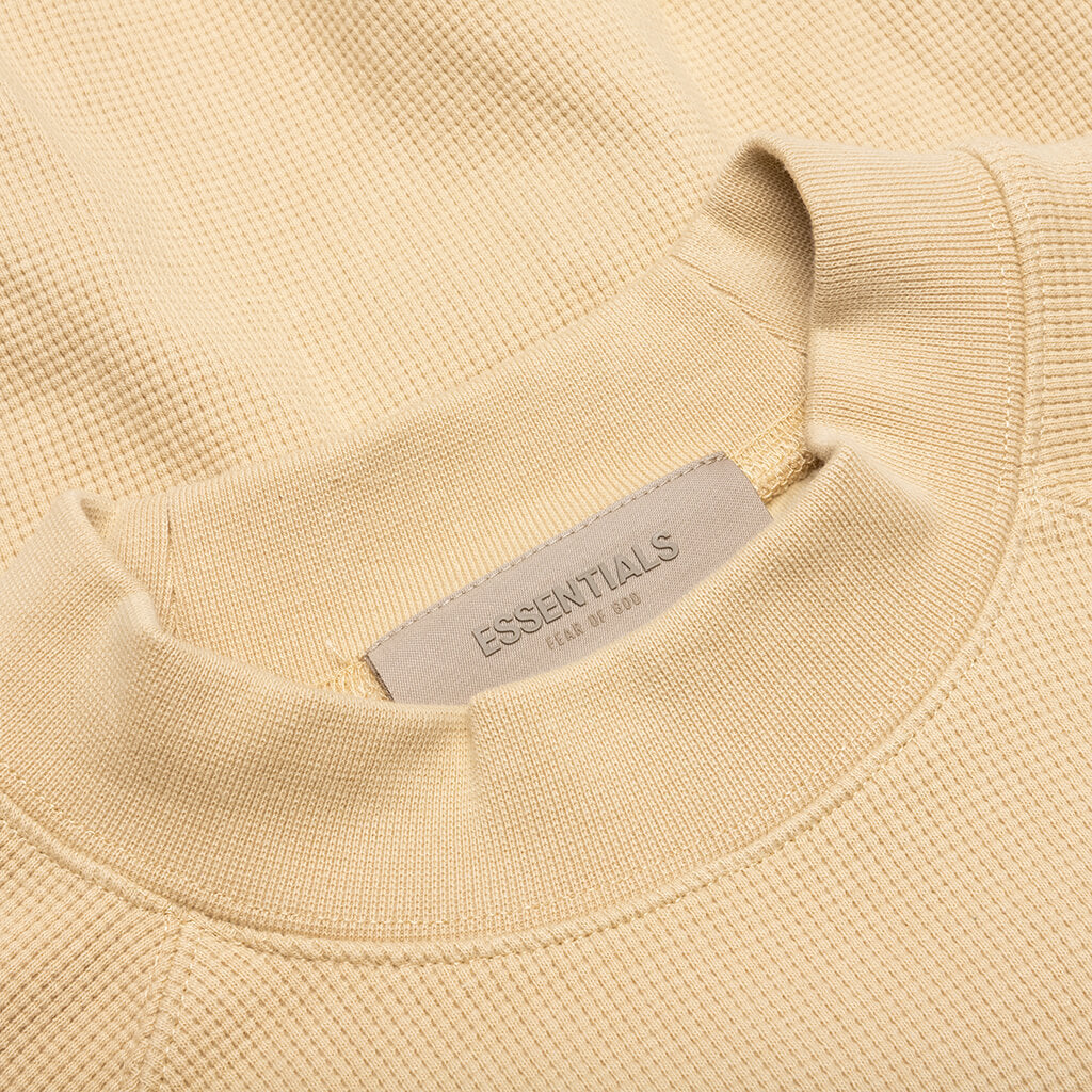 S/S Waffle Sweatshirt - Sand – Feature