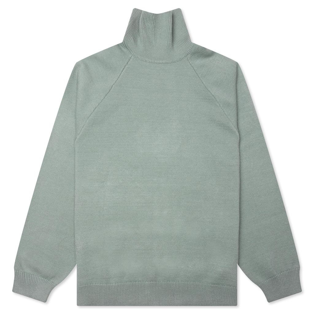 L'Academie Sheer Turtleneck Tunic in Smoke Grey