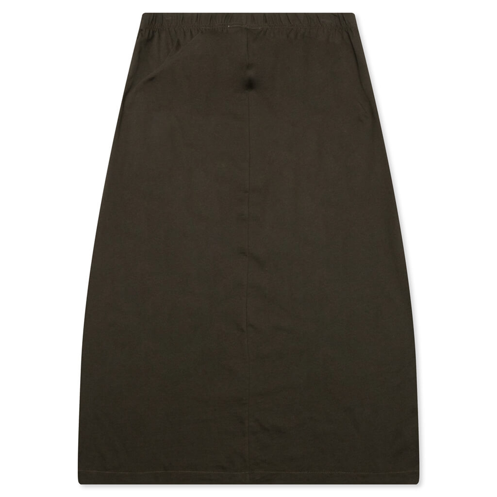 Women's Long Skirt Off Black Feature
