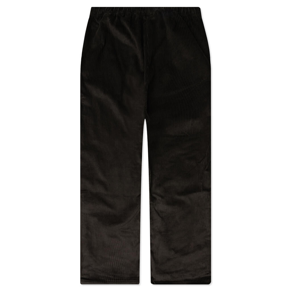 Women's Relaxed Corduroy Trouser - Off Black