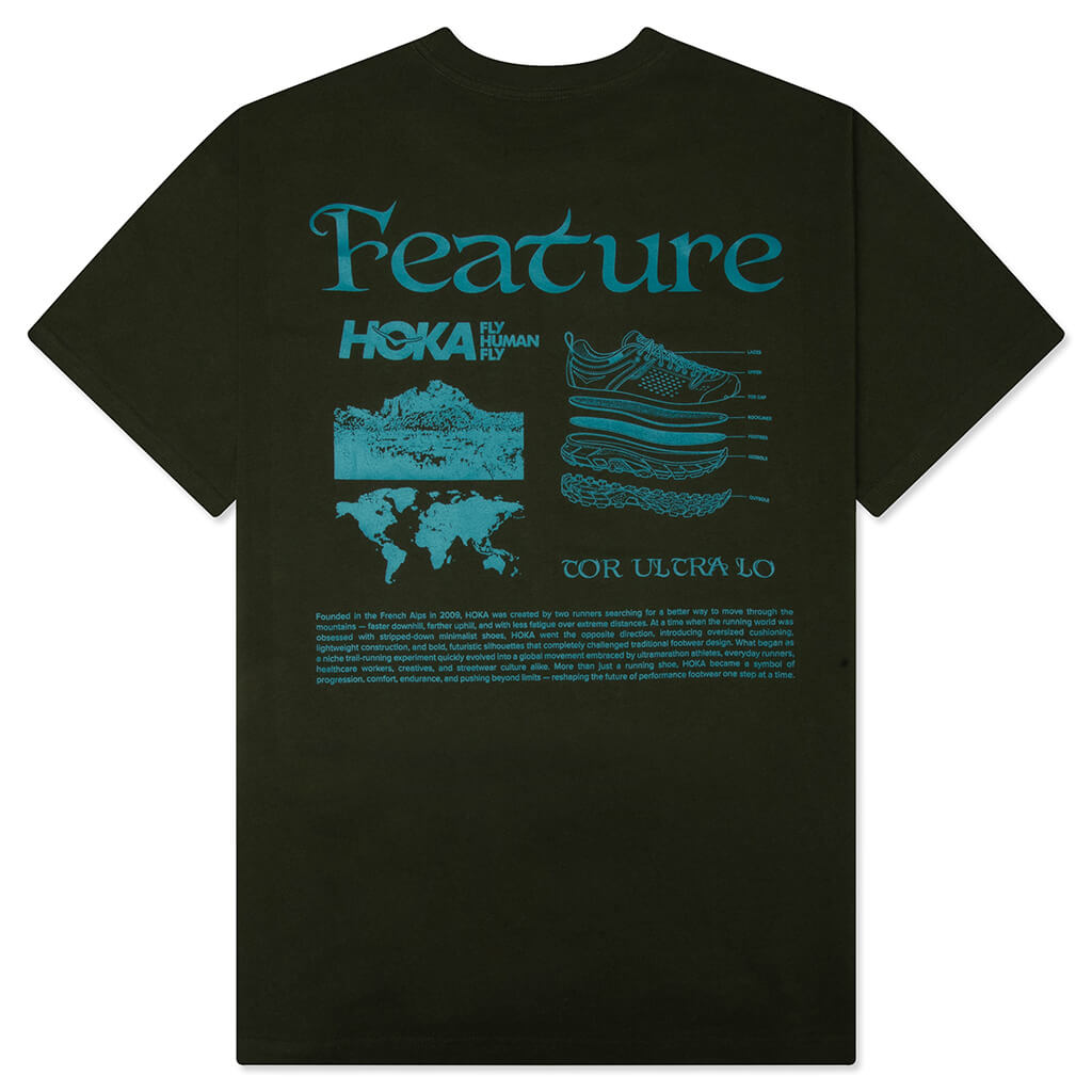 FEATURE x HOKA Tor Summit Tee - Rosin – Feature