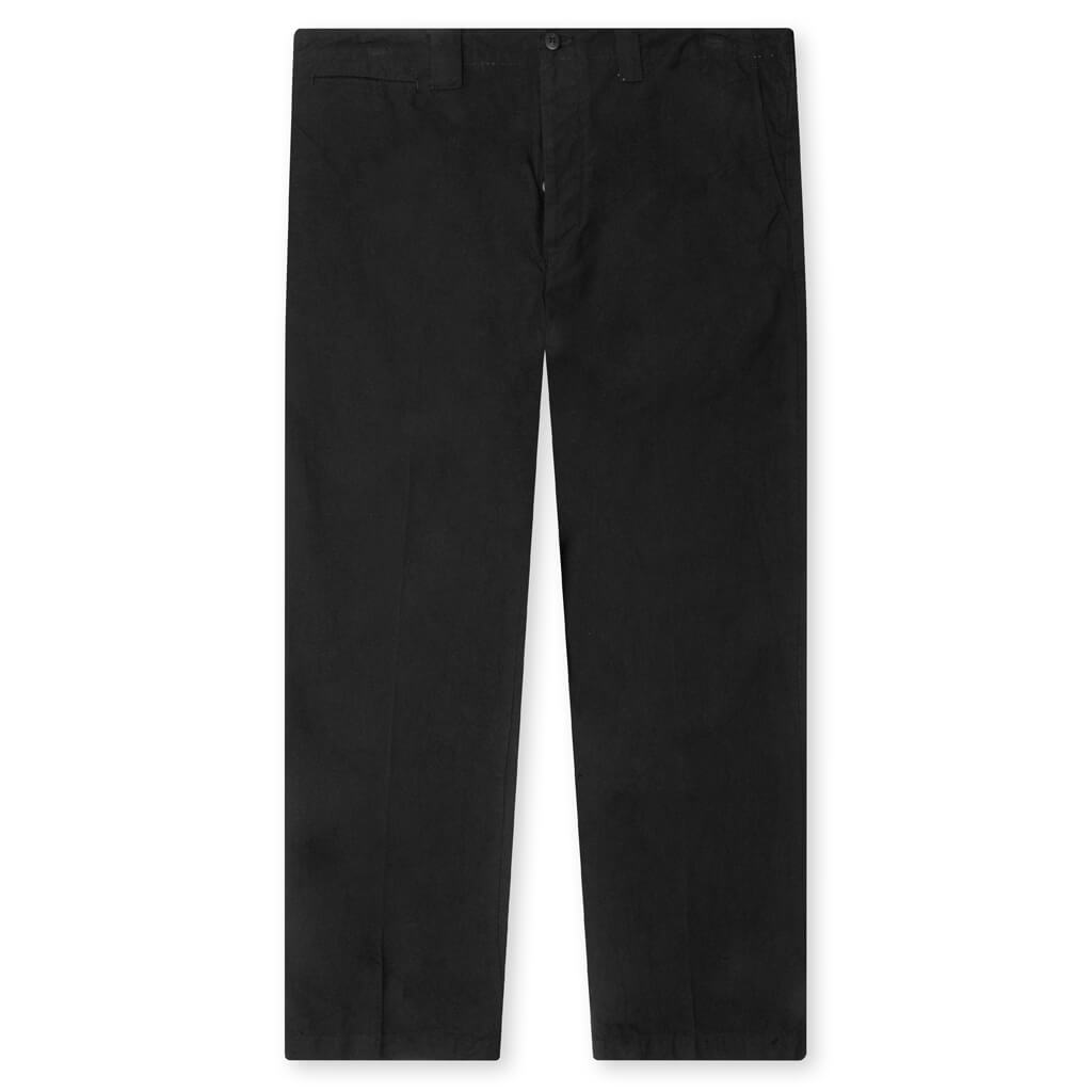 柄デザイン無地visvim chino pants black size4 - パンツ
