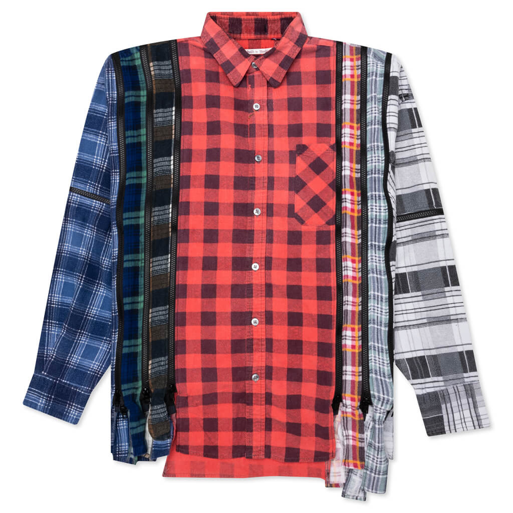 限界値下げ] WILDSIDE Flannel 7cut Wide Shirt - シャツ