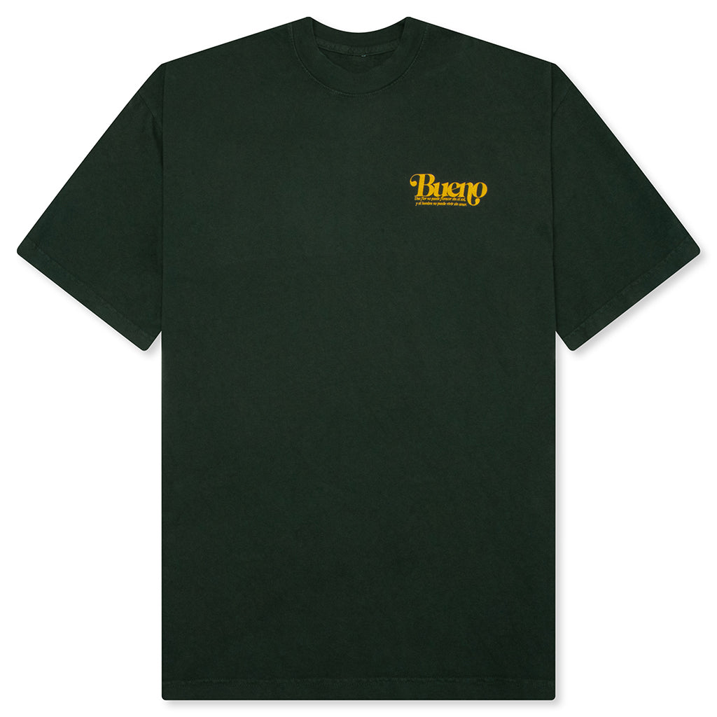 Flower Love S/S Tee - Forest Green – Feature