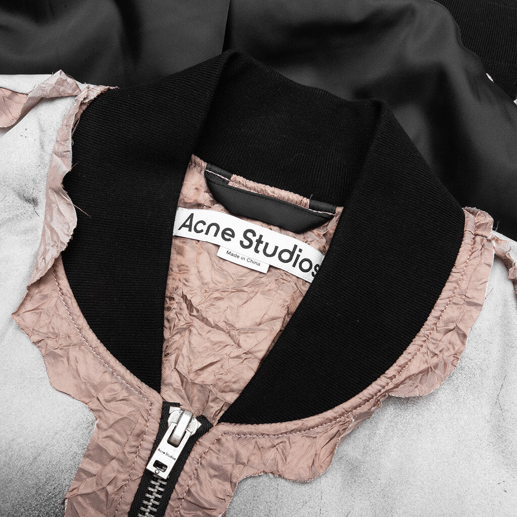 Ocari Nylon Bomber Jacket - Faded Black – Feature