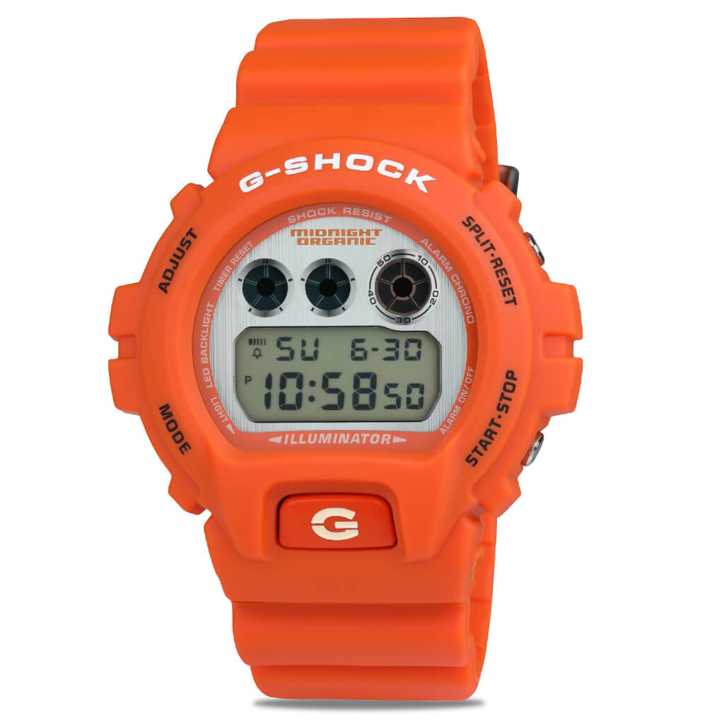G-SHOCK x Midnight Organic DW6900MO26-4 'Larry June' - Orange
