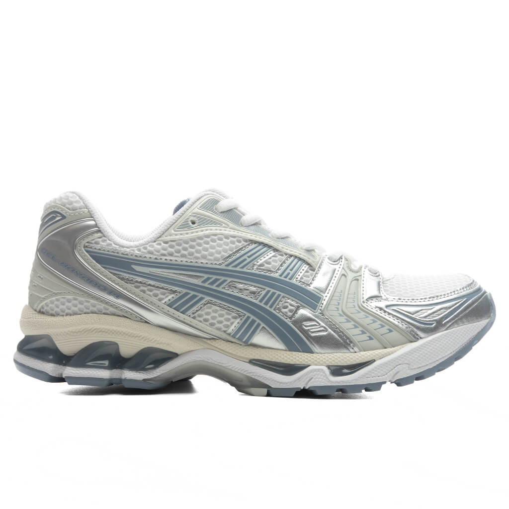 Gel-Kayano 14 - White/Light Navy – Feature