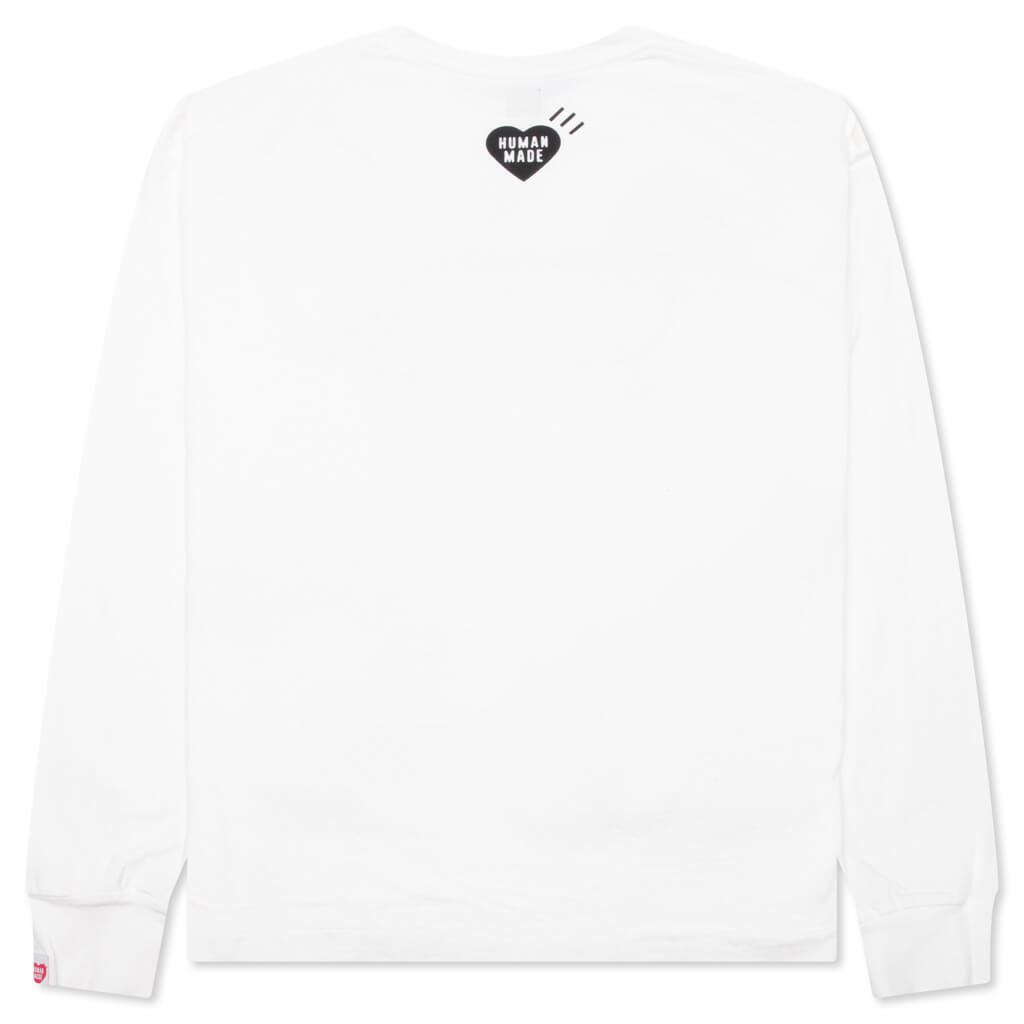 Graphic L/S T-Shirt #2 - White