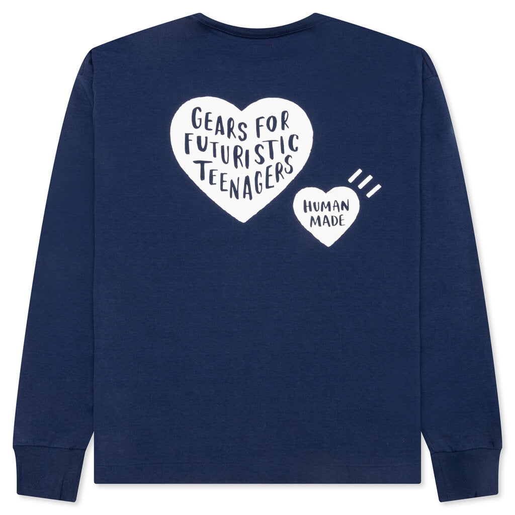 Graphic L/S T-Shirt #6 - Navy