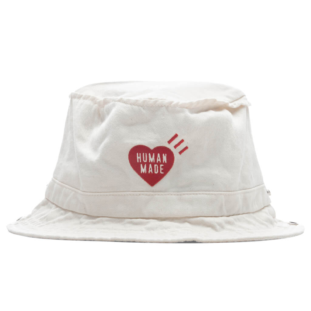帽子 HUMAN MADE PAISLEY BUCKET HAT WHITE M Bucket Hat - White – Feature