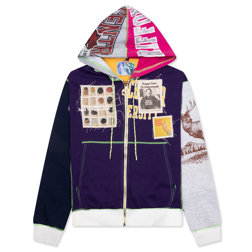 Hinckley Zip Up Hoodie - Multi – Feature