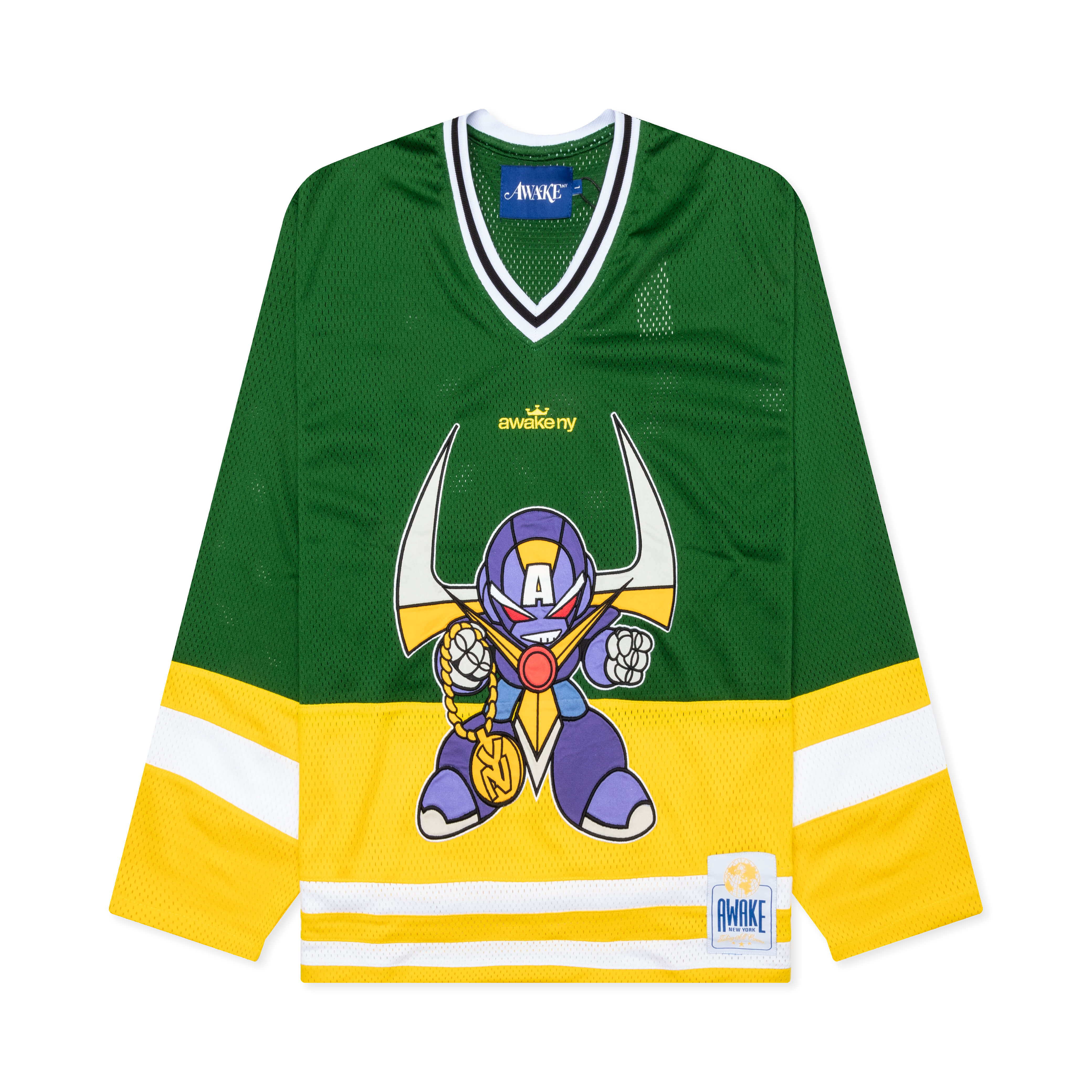 Mesh Hockey Jersey - Green Multi – Feature